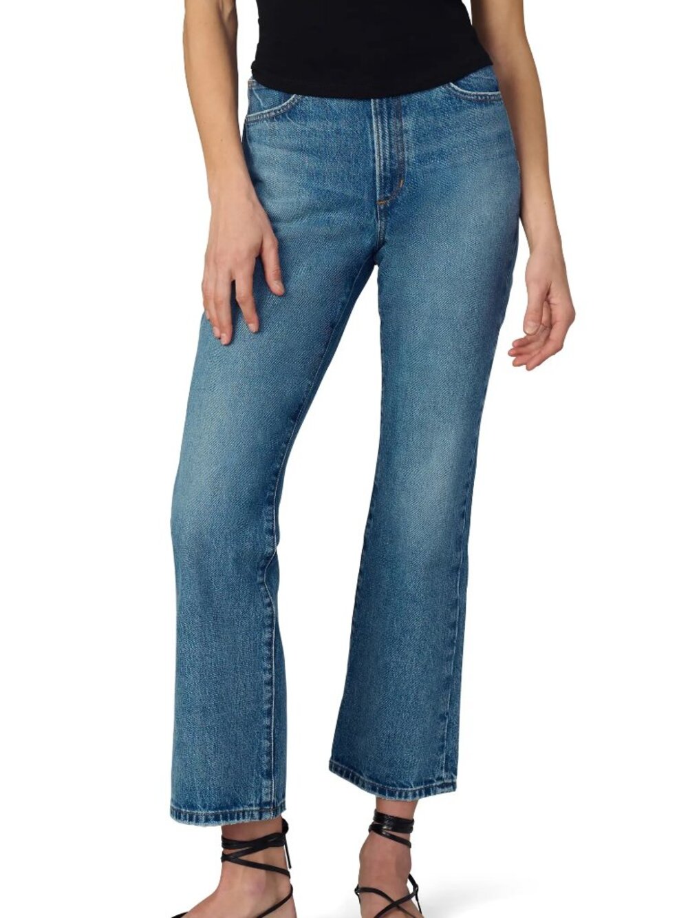 JOE'S The Stacey High Waist Ankle Bootcut Jeans in Impact